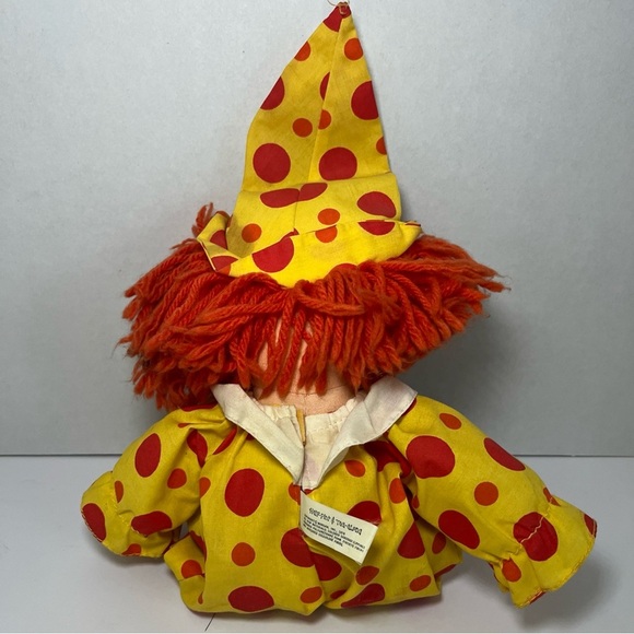 Vintage 1978 Knickerbocker ~ Half Pint ~ 13" Plush Clown Doll Preowned - Picture 3 of 15